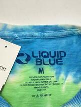 LIQUID BLUE/Tシャツ/M/コットン/タイダイ染_画像3