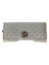 MICHAEL KORS◆長財布/-/WHT/総柄/レディース/35F8GFTE1B_画像1