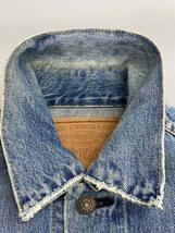 Levi’s◆Gジャン/38/デニム/IDG/無地/71557-02/90s/復刻/557/_画像6