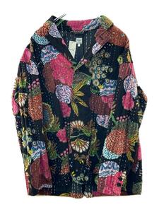 RANDT◆STUDIO JACKET MULTI ETHNIC HAND STITCHED/S/コットン/ブラック