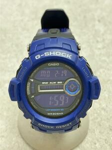 CASIO◆クォーツ腕時計・G-SHOCK/デジタル/-/BLU/NVY/SS