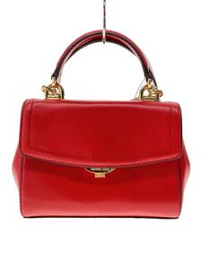 MICHAEL KORS◆ショルダーバッグ/レザー/RED/無地