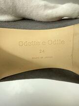 Odette e Odile UNITED ARROWS◆パンプス/24cm/GRY/スウェード_画像5