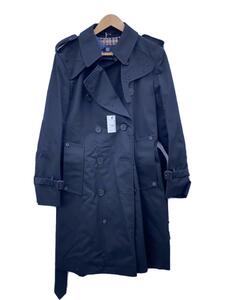 Aquascutum◆トレンチコート/38/ポリエステル/NVY/無地/2269451252-99