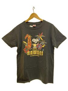 SUN SURF◆Peanuts/スヌーピー/HAWAII/Tシャツ/M/コットン/BLK