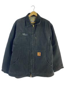 Carhartt◆デッキジャケット/L/コットン/BLK/C61 BLK