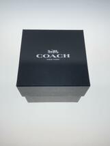 COACH◆クォーツ腕時計/アナログ/レザー/WHT/PNK/14504037_画像6