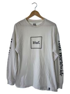 HUF◆長袖シャツ/L/コットン/WHT