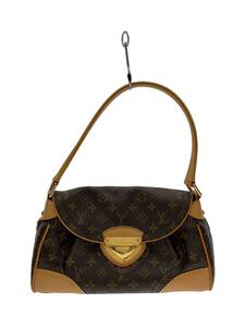 LOUIS VUITTON◆ビバリーMM_モノグラム・キャンバス_BRW/PVC/BRW