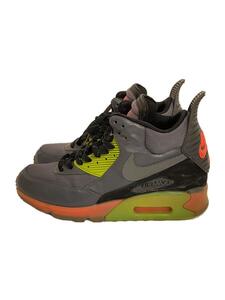 NIKE◆AIR MAX 90 SNEAKERBOOT ICE/エアマックススニーカーブーツアイス/グレー/26cm/GRY