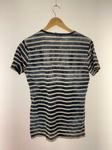Vivienne Westwood◆Tシャツ/46/コットン/ネイビー/ボーダー/vw-gt-86426_画像2