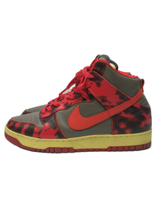 NIKE◆ナイキ/DUNK HIGH 1985 Red Acid Wash/ハイカットスニーカー/28cm/DD9404-600