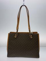 MICHAEL KORS◆トートバッグ/-/BRW/総柄/35F8GO5T3B_画像3