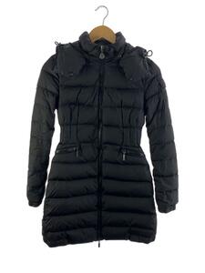 MONCLER◆ダウンジャケット/XS/ナイロン/BLK/無地/142-093-49372-05/シャーパル