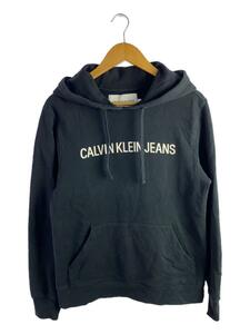 Calvin Klein◆カルバンクラインジーンズ/パーカー/M/コットン/ブラック/J313753/裏起毛/フーディー/