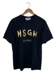 MSGM◆Tシャツ/M/コットン/BLK/プリント/3040MM97J