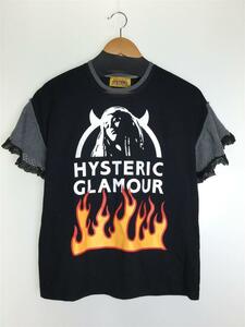 HYSTERIC GLAMOUR◆Tシャツ/FREE/コットン/BLK/プリント/01221NS06