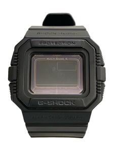 CASIO◆ソーラー腕時計・G-SHOCK/デジタル/ラバー/BLK/BLK