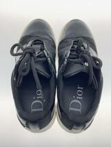 Dior HOMME◆ADHESIVE TAPE/ローカットスニーカー/38/BLK_画像3