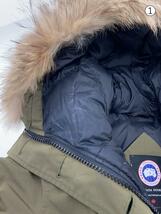 CANADA GOOSE◆BRONTE PARKA/ダウンジャケット/XS/ポリエステル/KHK/2603JL_画像6