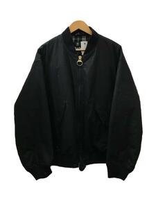 Barbour◆JBS FLIGHT JACKET/L/コットン/BLK/232MWX2251