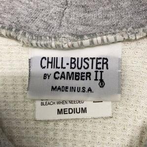 CAMBER◆CHILL BUSTER BY CAMBER II/フーディ/パーカー/M/コットン/グレーの画像3