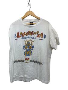 GIANT◆lollapalooza festival/Tシャツ/XL/コットン/WHT/シングルステッチ/c93/