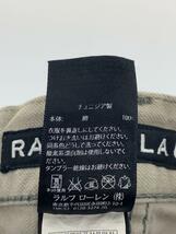RALPH LAUREN◆ストレートパンツ/29/コットン/GRY/無地/BLACK LABEL_画像6