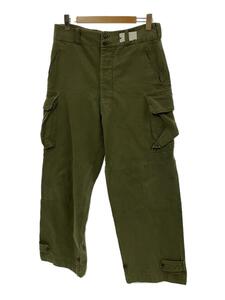 MILITARY◆M47/50s/1954年製/前期モデル/カーゴパンツ/-/コットン/GRN/無地