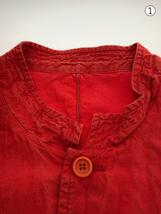 10 corso como COMME des GARCONS◆ジャケット/M/コットン/RED_画像7