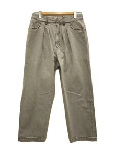 FARAH◆Two-tuck Wide Tapered Pants/32/デニム/グレー/FR0301-M4005