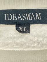 IDEASWAM/長袖Tシャツ/XL/コットン/WHT_画像4