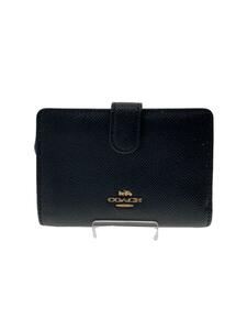 COACH◆2つ折り財布/-/BLK/レディース/F11484