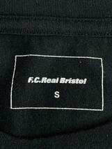 F.C.R.B.(F.C.Real Bristol)◆Tシャツ/S/コットン/BLK/FCRB-189058_画像3