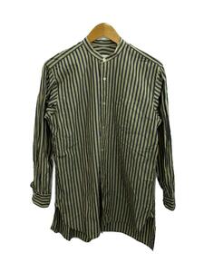 COMOLI◆16AW/バンドカラーシャツ/PIN STRIPE/1/コットン/ストライプ/J03-02002