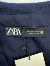 ZARA◆ベスト/L/ポリエステル/ネイビー/無地/9929/321/401/ザラ/タグ付き_画像3