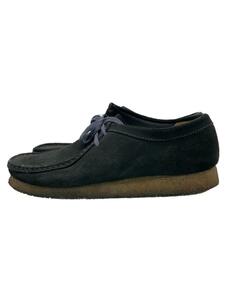 Clarks◆ローカットスニーカー/UK9.5/BLK/スウェード