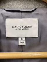 BEAUTY&YOUTH UNITED ARROWS◆コート/S/ウール/GRY/無地/1625-105-3868_画像3