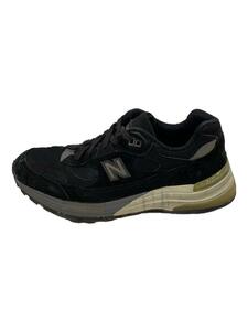 NEW BALANCE◆M992/ブラック/Made in USA/25.5cm/BLK/スウェード