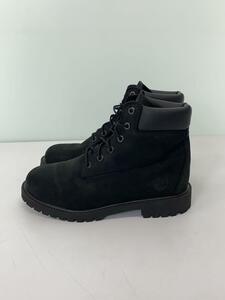 Timberland◆レースアップブーツ/24.5cm/BLK/12907/6inch PREMIUM BOOT JUNIOR