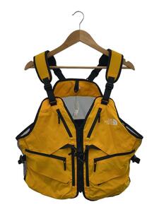 THE NORTH FACE◆GEAR MESH VEST/ナイロンベスト/M/ナイロン/YLW/無地/NP22231