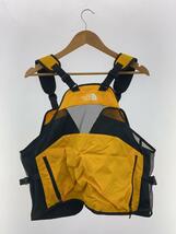 THE NORTH FACE◆GEAR MESH VEST/ナイロンベスト/M/ナイロン/YLW/無地/NP22231_画像2