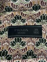 PRADA◆長袖シャツ/15.5/コットン/マルチカラー/総柄_画像3