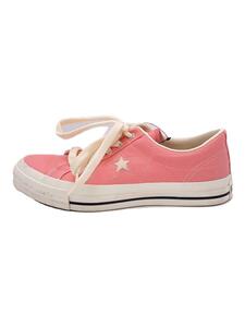 CONVERSE◆ONE STAR J VTG CANVS/ローカットスニーカー/26cm/PNK/MADE IN JAPAN