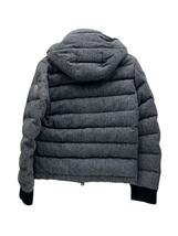 MONCLER◆ダウンジャケット/1/ウール/GRY/FLORIAN_画像2