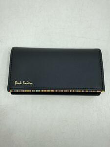 Paul Smith◆キーケース/牛革/BLK/無地/メンズ/PSC752/4連キーケース