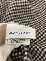 ADAM ET ROPE◆Super120s ウール3WAYコート/FREE/ウール/ブラウン/チェック/GAO-22010-B_画像3