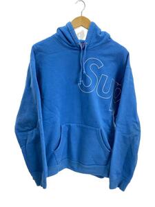 Supreme◆Reflective Hooded Sweatshirt/パーカー/M/コットン/ブルー