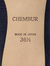 CHEMBUR◆フラットパンプス/36.5/PUP/パープル/日本製/シューズ_画像5