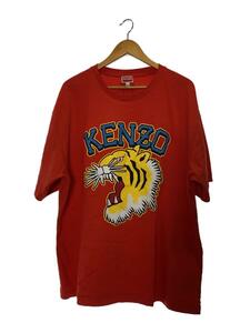 KENZO◆VARSITY JUNGLE/Tシャツ/XXL/コットン/RED/FD65TS0084SG